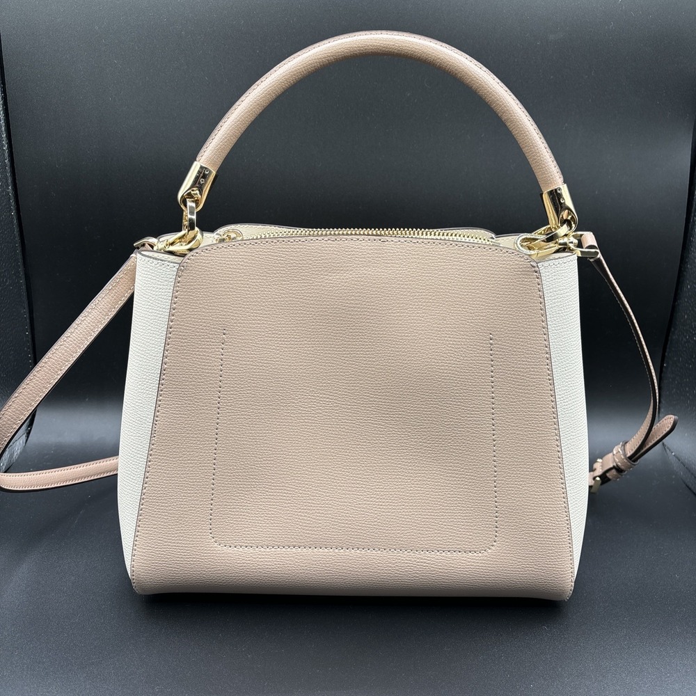 Kate Spade Leather Phoebe Top Handle Satchel Handbag Toasted Hazelnut Crossbody - Picture 5 of 15